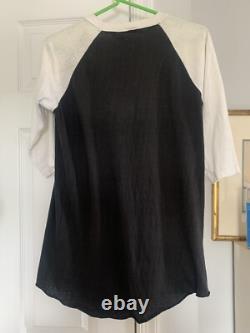 Vintage John Lennon Memorial Baseball T-shirt Beatles Size Large