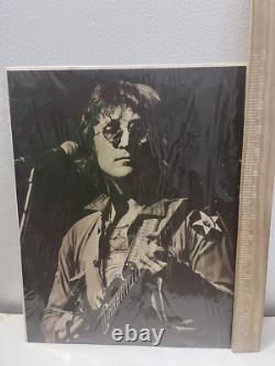Vintage John Lennon Photo 11x14 Framed 13x16 Rare Beatles Picture