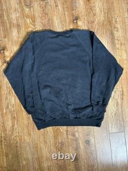 Vintage John Lennon Rare Face Crewneck Beatles Single Stitch Large Fade
