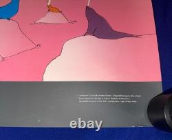 Vintage John Lennon Seals ART POSTER Yoko Ono COLOR 22x28in OFFICIAL Beatles