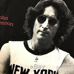 Vintage John Lennon T-Shirt 1996 DEADSTOCK Size XL Allsport 90s The Beatles