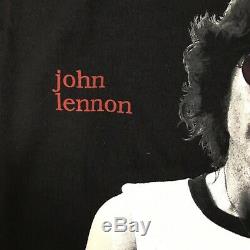 Vintage John Lennon T-Shirt 1996 DEADSTOCK Size XL Allsport 90s The Beatles