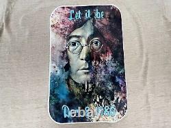 Vintage John Lennon T-shirt Medium 1980 Beatles Let It Be Single Stitch Transfer