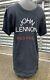 Vintage John Lennon Tour Concert Shirt 80s Original Vinyl The Beatles Promo Lp
