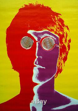 Vintage Original 1967 BEATLES JOHN LENNON Richard Avedon Poster music rock art