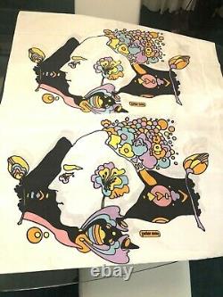 Vintage Peter Max Colorful Original Pillowcases John Lennon-Beatles