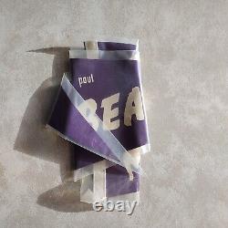 Vintage Purple Beatles George Paul Ringo Starr John Lennon Full Size Pennant