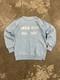 Vintage RARE 1960/70s Yoko Ono Beatles John Lennon Stencil Blue Sweatshirt 18X23
