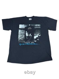Vintage Rare JOHN LENNON T-Shirt Rock N Roll You Shoulda Been There Beatles L