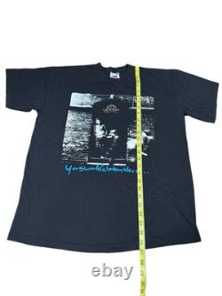 Vintage Rare JOHN LENNON T-Shirt Rock N Roll You Shoulda Been There Beatles L