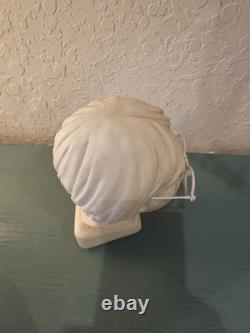 Vintage & Rare Signed JDM John Lennon Plaster Bust WithWire Glasses-Very Good