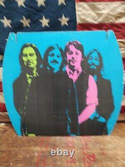 Vintage Record Store The Beatles Cardboard Display Paul McCartney John Lennon