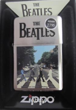Vintage Retired Unstruck Zippo Beatles Abbey Road John Lennon Mccartney WB014