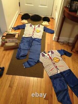 Vintage The Beatles John Lennon & Ringo Starr Halloween Costume Lot In Box Rare