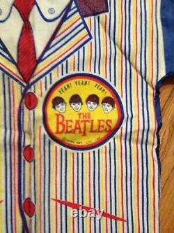 Vintage The Beatles John Lennon & Ringo Starr Halloween Costume Lot In Box Rare