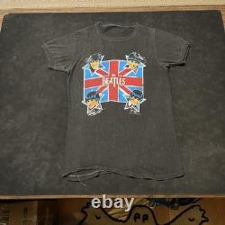 Vintage The Beatles Shirt 1960s Yesterday and Today Tour John Lennon Union Jack