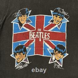 Vintage The Beatles Shirt 1960s Yesterday and Today Tour John Lennon Union Jack