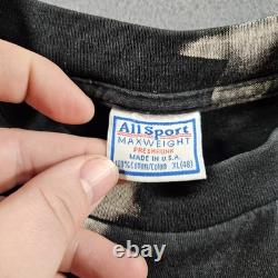 Vintage The Beatles Shirt Mens XL 90s All Over Print John Lennon McCartney Apple