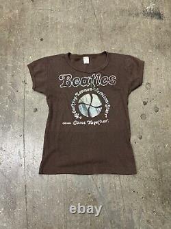 Vintage The Beatles Shirt Size Small 1970s Rare Rock John Lennon