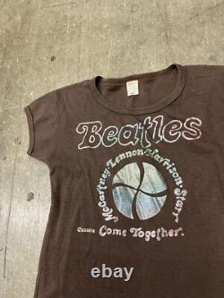 Vintage The Beatles Shirt Size Small 1970s Rare Rock John Lennon