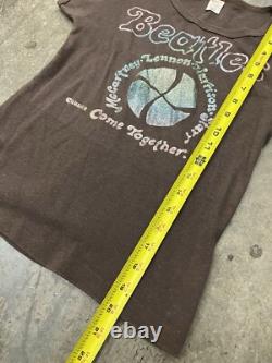 Vintage The Beatles Shirt Size Small 1970s Rare Rock John Lennon