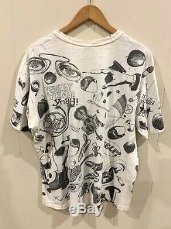 Vintage The Beatles T Shirt 1991 Single Stitch Size XL Distressed RARE