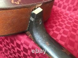 Vintage USSR Soviet Parlor Acoustic Guitar John Lennon Beatles Art Rare Decor
