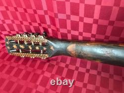 Vintage USSR Soviet Parlor Acoustic Guitar John Lennon Beatles Art Rare Decor