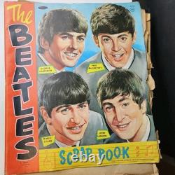 Vintage Whitman THE BEATLES Scrap Book PAUL McCARTNEY JOHN LENNON RINGO GEORGE