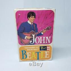 Vtg 1964 Revell Beatles John Lennon 1/8 Plastic Assembled Unpainted Figure