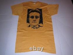 Vtg 1980 John Lennon Tribute T-shirt Beatles Classic Rock Small MINT RARE