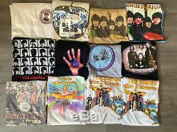 Vtg BEATLES TShirt Collection Lot Of 12 Harrison Lennon Yellow Sub Rare Sz XL