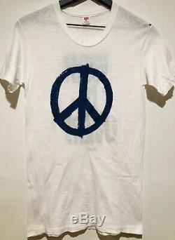 WAR IS OVER 70s John Lennon & Yoko Ono Vintage T-Shirt Shirt Beatles Hippie Love
