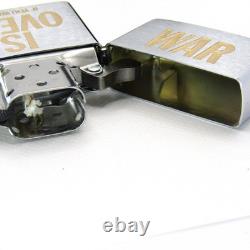 WAR IS OVER! John Lennon Yoko Ono Beatles Zippo Oil Lighter 2003 MIB Rare