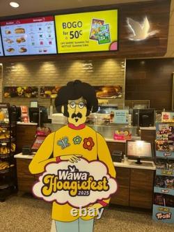 WAWA Hoagiefest Store Display Hoagieman Beatles John Lennon Standee 2025