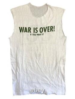 War Is Over 70s John Lennon Yoko Ono Plastic Ono Band Beatles Vintage T-Shirt