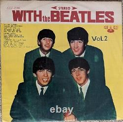 With The Beatles ORANGE Vinyl LP John Lennon Paul McCartney Ringo Starr promo