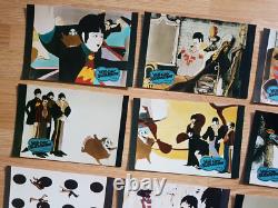 YELLOW SUBMARINE- scarce German lobby card set 1979 THE BEATLES John Lennon