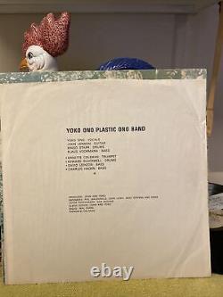 YOKO ONO Plastic Ono Band Apple Lp Signed in Person REAL beatles john lennon