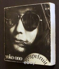 YOKO ONO SIGNED GRAPEFRUIT 1971 Touchstone Ed (Beatles, John Lennon)
