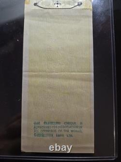 YOKO ONO Signed 1969-71 Westminster Travelers Check Beatles John Lennon Wife