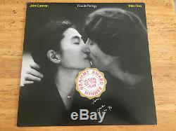 Yoko Ono. Beatles John Lennon's Wife Signed Album Cover Double Fantasy