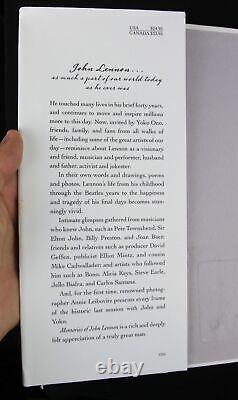 Yoko Ono MEMORIES OF JOHN LENNON 2005 1st ED SIGNED the beatles rock & roll