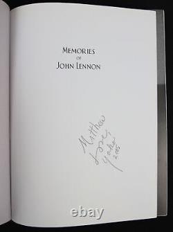 Yoko Ono MEMORIES OF JOHN LENNON 2005 1st ED SIGNED the beatles rock & roll