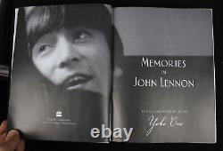 Yoko Ono MEMORIES OF JOHN LENNON 2005 1st ED SIGNED the beatles rock & roll