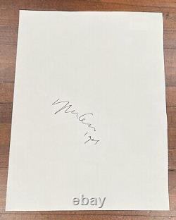 Yoko Ono Signed Paper Beckett Authentic Autograph The Beatles John Lennon