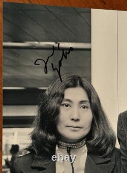 Yoko Ono Signed Photograph JSA Authentic Autograph John Lennon The Beatles