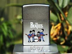 Zippo Lighter The Beatles Playing John Lennon, Paul McCartney & Ringo